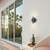 Černé fasádní LED svítidlo Navia 11W IP65