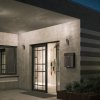 Antracitové fasádní LED svítidlo Temse 3W IP65