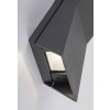 Antracitové fasádní LED svítidlo Temse 6W IP65