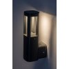 Antracitové fasádní LED svítidlo Kalisz 7W IP54