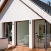 Antracitové fasádní LED svítidlo Kalisz 7W IP54
