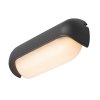 Antracitové fasádní LED svítidlo Hulst 13W IP65