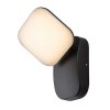 Černé fasádní LED svítidlo Odiel 12W IP44
