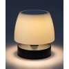 Černá zahradní nabíjecí lampa Odera 3W