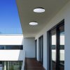 Černé stropní LED svítidlo Pernik kulaté 280mm 24W IP54