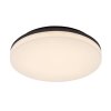 Černé stropní LED svítidlo Pernik kulaté 280mm 24W IP54