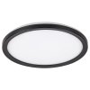 SMART TUYA Černé LED stropní svítidlo Inverness kulaté 280mm 15W CCT s DO
