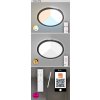 SMART TUYA Černé LED stropní svítidlo Inverness kulaté 280mm 15W CCT s DO
