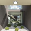 SMART TUYA Černé LED stropní svítidlo Inverness kulaté 280mm 15W CCT s DO