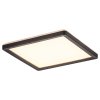 SMART TUYA Černé LED stropní svítidlo Inverness hranaté 250x250mm 15W CCT s DO
