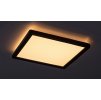 SMART TUYA Černé LED stropní svítidlo Inverness hranaté 250x250mm 15W CCT s DO