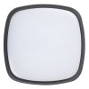 Antracitové stropní LED svítidlo Austin 250x250mm 20W IP65