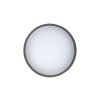 Antracitové stropní/nástěnné LED svítidlo Hamburg kulaté 200mm 10W IP44