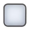 Antracitové stropní/nástěnné LED svítidlo Hamburg hranaté 285x285mm 12W IP44