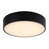 Černé stropní LED svítidlo Tartu kulaté 175mm 18W IP44 CCT