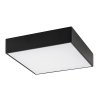 Černé stropní LED svítidlo Tartu hranaté 175x175mm 18W IP44 CCT
