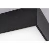 Černé stropní LED svítidlo Tartu hranaté 175x175mm 18W IP44 CCT