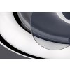 Černé stropní LED svítidlo s ventilátorem Horacio 470mm 67W CCT s DO
