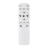 Černé stropní LED svítidlo s ventilátorem Faustine 470mm 30W CCT s DO