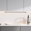 Černé LED svítidlo pod kuchyňskou linku Greg 118,5cm 18W s vypínačem
