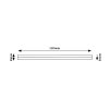 Černé LED svítidlo pod kuchyňskou linku Band2 113,5cm 24W