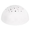 Bílý přenosný LED RGB projektor Lina 0,5W