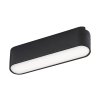 Černé lištové LED svítidlo 115mm LiTrack Line 1F 6W