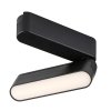 Černé lištové LED svítidlo 115mm LiTrack Line 1F 6W polohovatelné