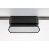 Černé lištové LED svítidlo 115mm LiTrack Line 1F 6W polohovatelné