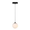 Černé lištové závěsné LED svítidlo 100mm LiTrack Pend 1F 5W