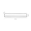 SMART TUYA Černé lištové LED svítidlo 220mm LiTrack Line 1F 7W CCT