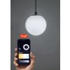 SMART TUYA Černé lištové závěsné LED svítidlo 100mm LiTrack Pend 1F 5W CCT