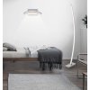 Stříbrná stojací LED lampa Addison 28W