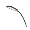 Černá stojací LED lampa Adelmo 10W CCT
