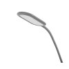 Šedá stojací LED lampa Adelmo 10W CCT