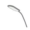Šedá stojací LED lampa Adelmo 10W CCT