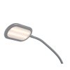 Šedá stojací LED lampa Adelmo 10W CCT