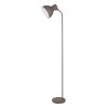 Šedá stojací lampa Derek pro žárovku E27