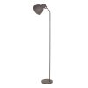 Šedá stojací lampa Derek pro žárovku E27