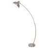 Chromová stojací lampa Otto pro žárovku E27