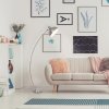 Chromová stojací lampa Otto pro žárovku E27