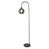 Černá stojací lampa Ricardo pro žárovku E27