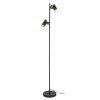 Černá stojací lampa Maximilian pro žárovku 2x GU10