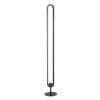 Černá stojací LED RGB lampa Barto 19W s DO