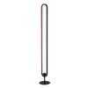 Černá stojací LED RGB lampa Barto 19W s DO