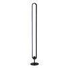 Černá stojací LED RGB lampa Barto 19W s DO