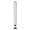 Černá stojací LED RGB lampa Barto 19W s DO