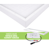 Bílý přisazený LED panel s rámečkem 30 x 120cm 16-35W Premium