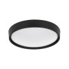 SMART WIFI Černé stropní LED svítidlo Achilles 500mm 40W RGB+CCT s DO