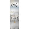 Černé stropní LED svítidlo Aquila 530mm 50W CCT s DO